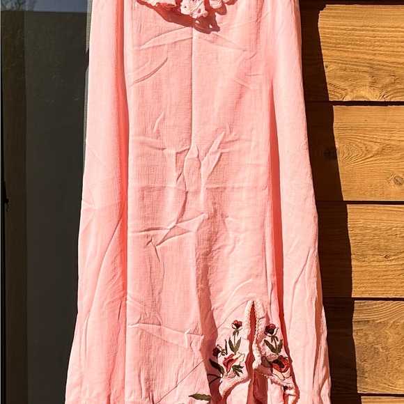 NWOT Chasing Unicorns Somewhere On A Beach Embroidered Cutwork Dress SZ XL EUC - Picture 3 of 12